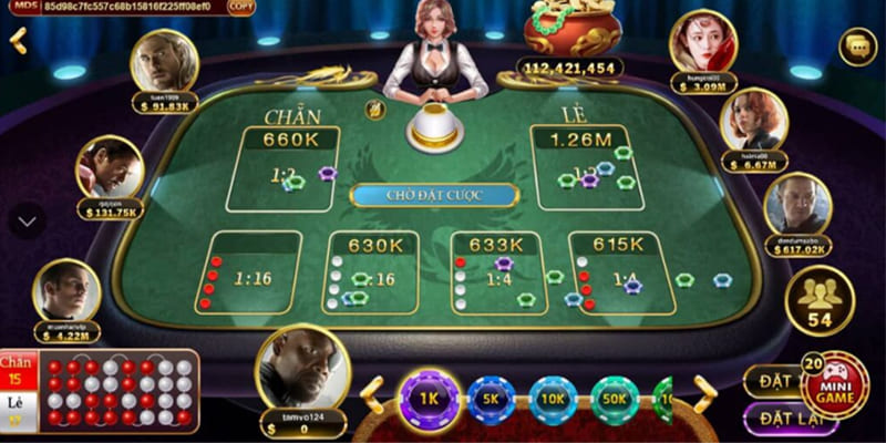 Luật chơi xóc đĩa đổi thưởng tại luck8